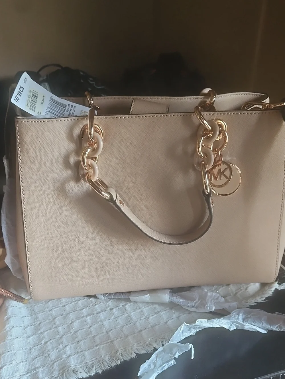 Michael Kors structured saffiano